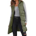 Long Puffer Vest Sleeveless view 3
