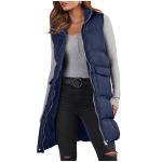 Long Puffer Vest Sleeveless view 1