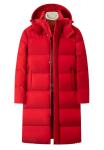 Long Coat Hooded Insulated Puffer view 3