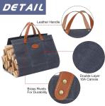 Firewood Carrier Waxed Canvas view 2