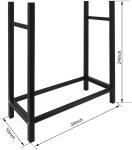 2ft Outdoor Firewood Rack Holder view 1