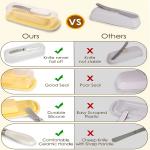 Silicone Butter Dish With Knife view 2