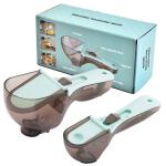 2pcs Adjustable Plastic Measuring Spoon view 2