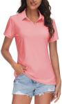 V Neck Polo Shirt For Woman view 1