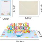 3d Musical Birthday Pop Up Card view 2