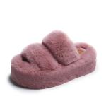 Woman Fluffy Slippers view 3