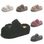 Woman Fluffy Slippers view 1