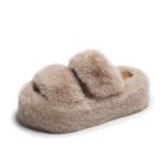 Woman Fluffy Slippers view 4