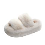 Woman Fluffy Slippers view 2