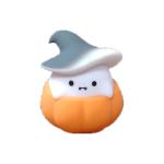Cute Pumpkin Witch Night Light view 2