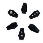 Velvet Coffin Ring Box Case Holder view 3