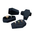 Velvet Coffin Ring Box Case Holder view 1