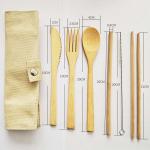 Reusable Bamboo Cutlery Set view 2