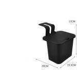 Leakproof Trash Can For Car view 2