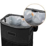 Car Trash Can With Lid And Storage Pocket view 3