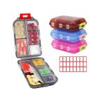 Pill Case Box 24 Labels view 3
