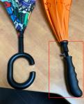 2 Tone Straight Handle Inverted Umbrella view 2