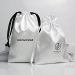 Imitation Silk Drawstring Bag view 2