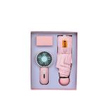 Fold Umbrella With Portable Fan Gift Set view 1
