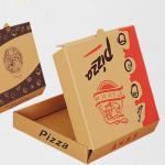White Cardboard Pizza Boxes view 2