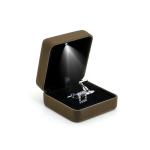 Velvet Metal With Led Jewelry Gift Box view 3