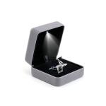 Velvet Metal With Led Jewelry Gift Box view 2