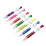 Syringe-shaped Double-ended Pen (highlighter & Ballpoint) view 1