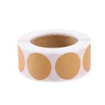 Round Kraft Sticker Roll view 1
