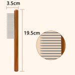 Pet Comb With Wooden view 3