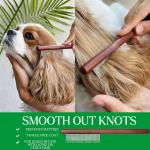 Wooden & Metal Pet Comb view 6