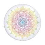 Round Microfiber Beach Towel view 1