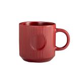 12oz Elegant Striped Ceramic Coffee Mug view 4