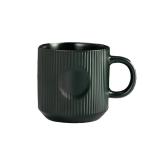 12oz Elegant Striped Ceramic Coffee Mug view 3