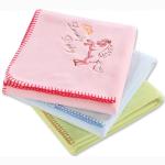 Fleece Baby Swaddle Blanket view 1
