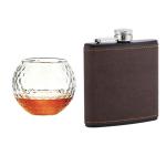 Golf Flask Glass Gift Set view 1