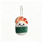 Salmon Sushi Plush Keychain view 1