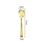 Gold Plated Plastic Spoon view 1