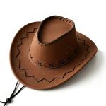 Faux Suede Western Cowboy Hat view 4