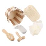 Portable Wooden Bucket Complete Spa Bath Set view 2