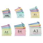 B5 Transparent Zipper File Bag view 3