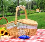 Wicker Basket - L view 1