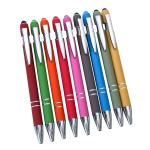 Stylus Soft Touch Ballpoint Metal Pen view 1