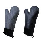 Heat Resistant Silicone Oven Mitts Set view 4