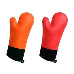 Heat Resistant Silicone Oven Mitts Set view 3