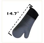 Heat Resistant Silicone Oven Mitts Set view 6