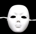 Pvc White Party Mask view 2