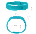 Colorful Silicone Strap Led Bracelet Watch view 1