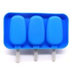 3 Cavities Silicone Ice Cream Mold view 4