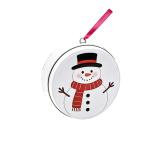 Christmas Hanging Round Tin Box view 1