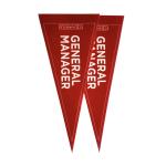 12x30 Felt Triangular Pennant view 1